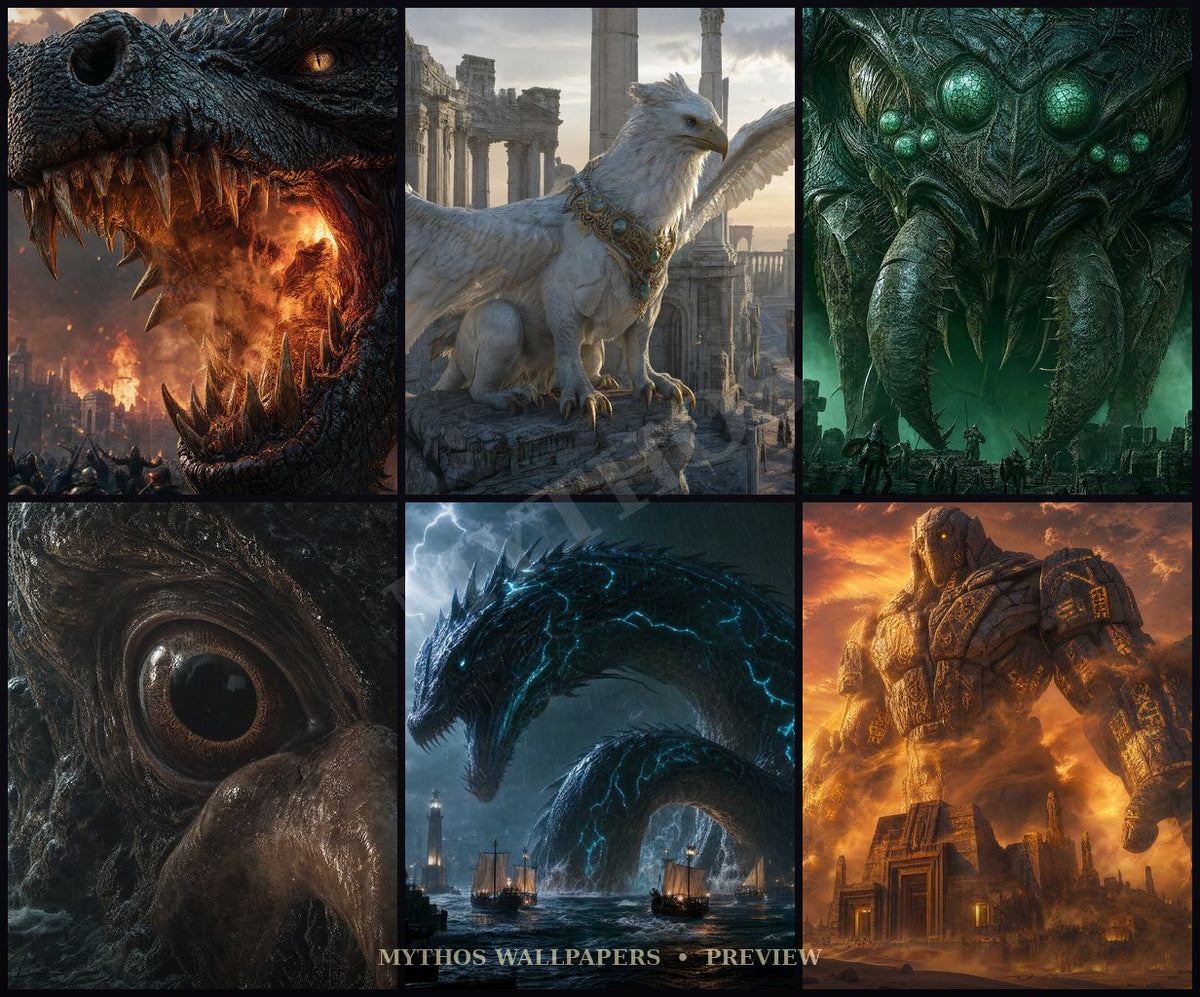 Mythic Creatures Pack (All 6 Wallpapers)