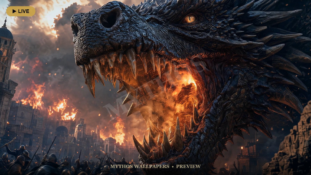 Dragonfire Gaze live wallpaper preview