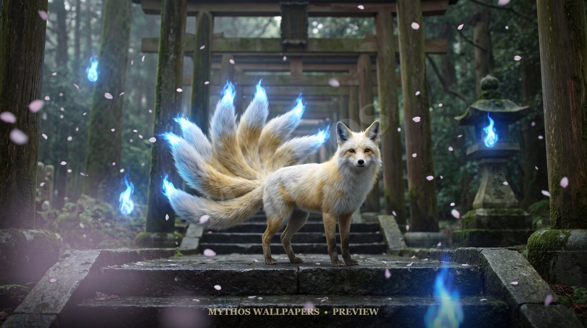 The Kitsune wallpaper preview