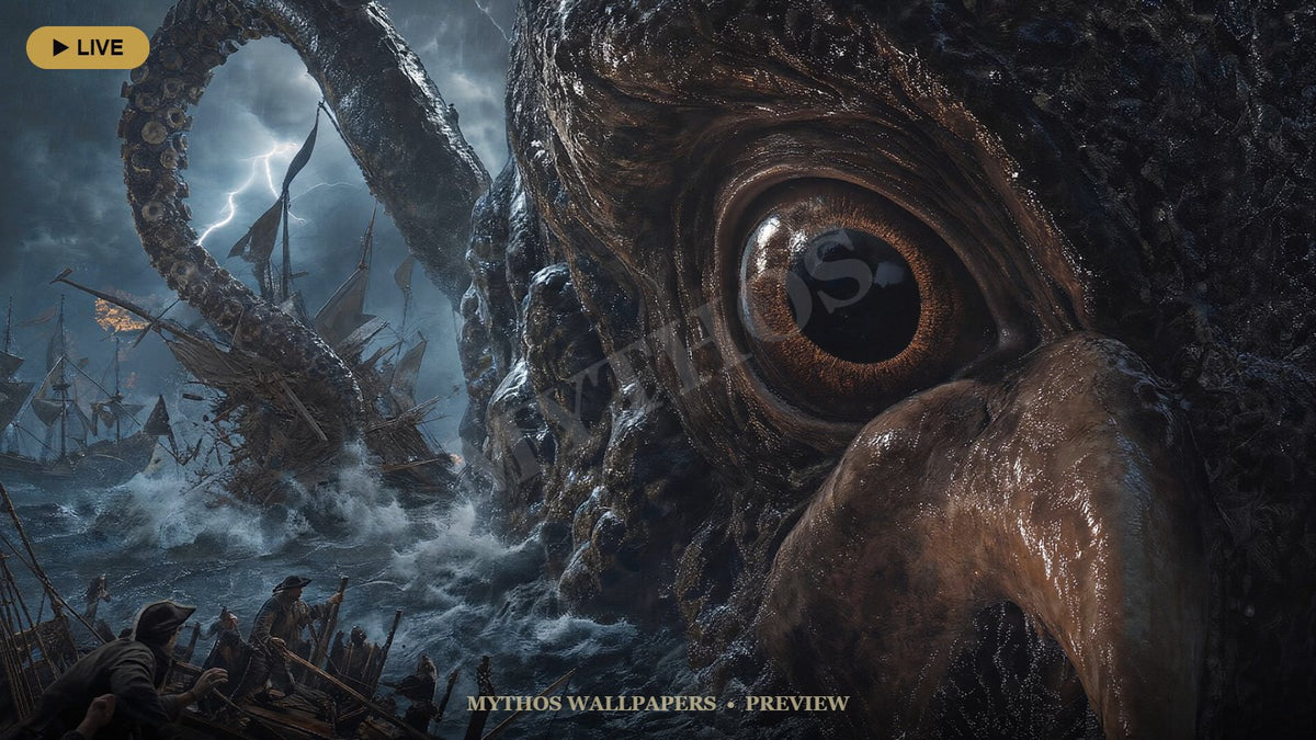 Eye of the Kraken live wallpaper preview