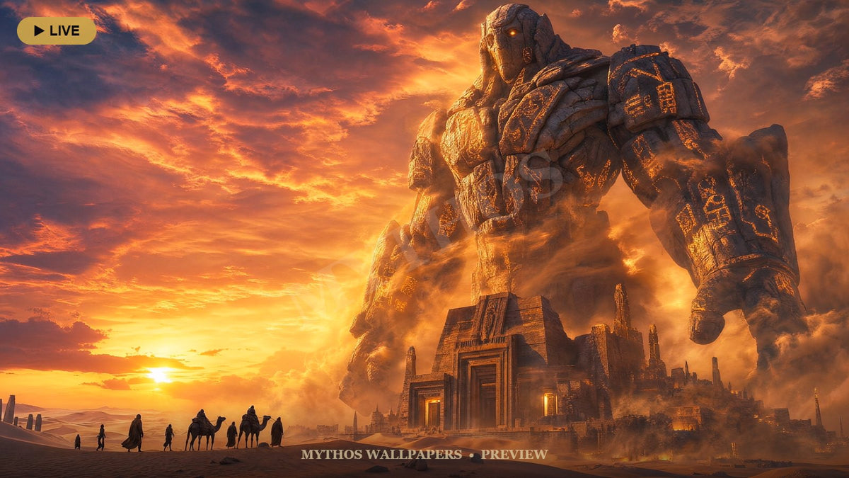 Titan of the Ziggurat live wallpaper preview